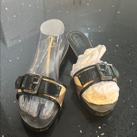 Burberry Shoes - Burberry Wooden Slides